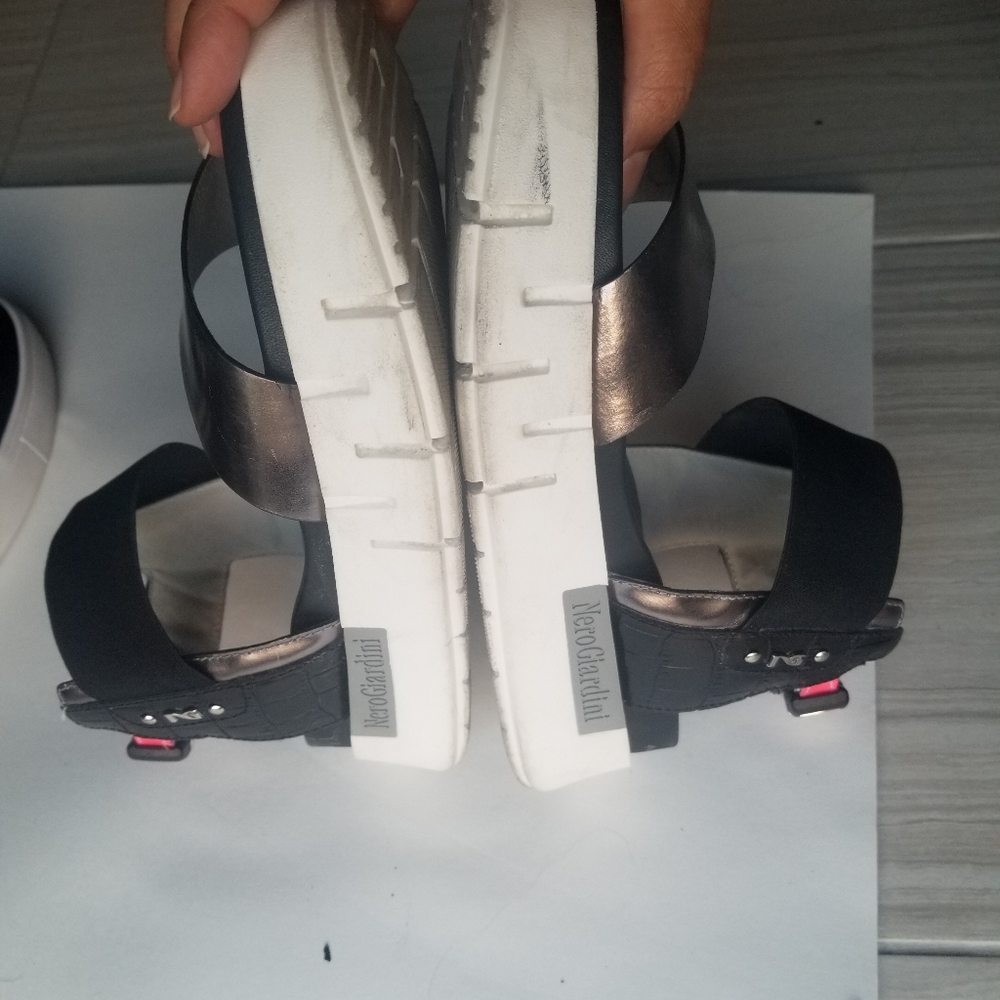 Nero Giardini Sandals Sz 37 Fits US 7.5 - Picture 3 of 7